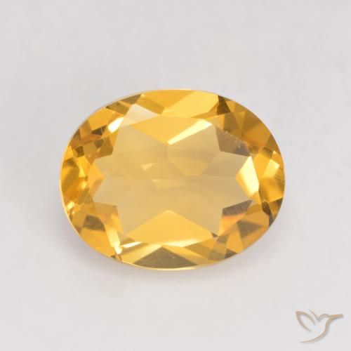 3.08ct Natural ouro brilhante Citrino, oval, VVS-VS