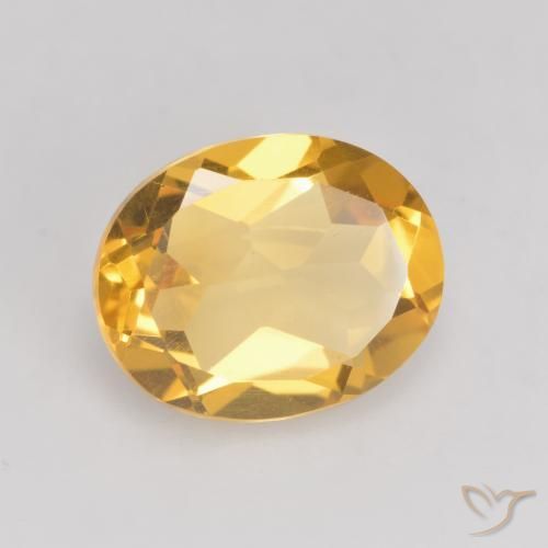 Citrino ouro brilhante Natural 3.08ct, oval, VVS-VS