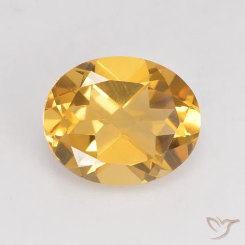 3.48ct Natural ouro médio Citrino, oval, VVS-VS