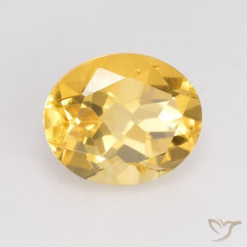Citrino ouro brilhante Natural 3.56ct, oval, VVS-VS