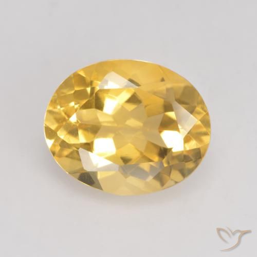 3.43ct Natural ouro brilhante Citrino, oval, VVS-VS