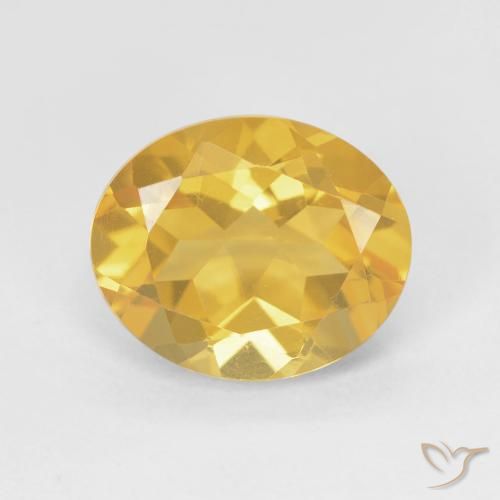 3.52ct Natural ouro médio Citrino, oval, VVS-VS