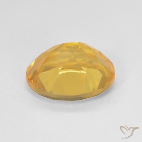 Citrino ouro médio Natural 3.52ct, oval, VVS-VS