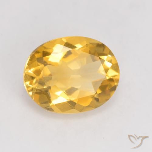 Citrino ouro brilhante Natural 3.13ct, oval, VVS-VS