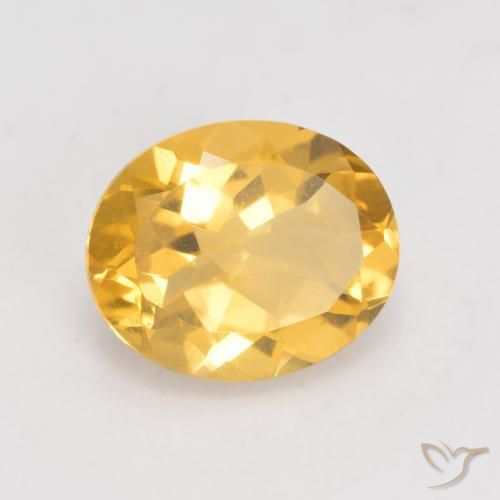 Citrino ouro médio Natural 3.26ct, oval, VVS-VS