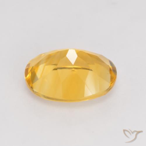 Citrino Laranja Dourado Profundo Natural 3.11ct, oval, VVS-VS
