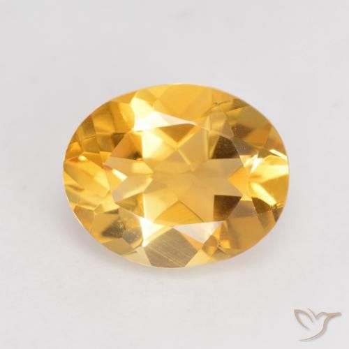3.25ct Natural Dourado Escuro Citrino, oval, VVS-VS