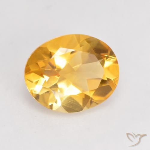 Citrino Dourado Escuro Natural 3.25ct, oval, VVS-VS