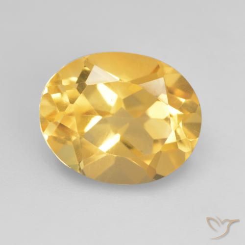 3.26ct Natural ouro médio Citrino, oval, VVS-VS
