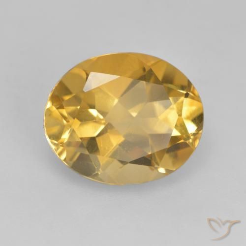 Citrino Laranja Dourada Natural 3.49ct, oval, VVS-VS