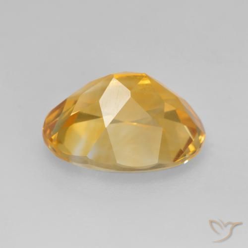 Citrino Laranja Dourado Profundo Natural 3.09ct, oval, VVS-VS
