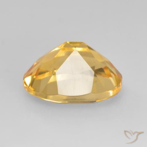 Citrino ouro médio Natural 3.42ct, oval, VVS-VS