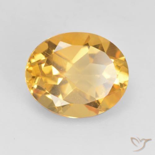 Citrino ouro brilhante Natural 3.60ct, oval, VVS-VS