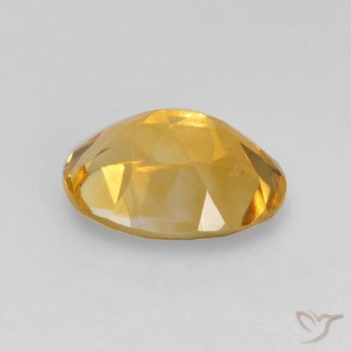 Citrino Laranja Dourado Profundo Natural 1.61ct, oval, VVS-VS