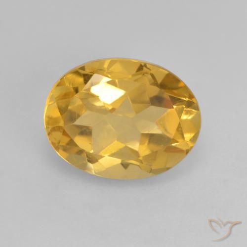 1.91ct Natural Laranja Dourada Citrino, oval, VVS-VS