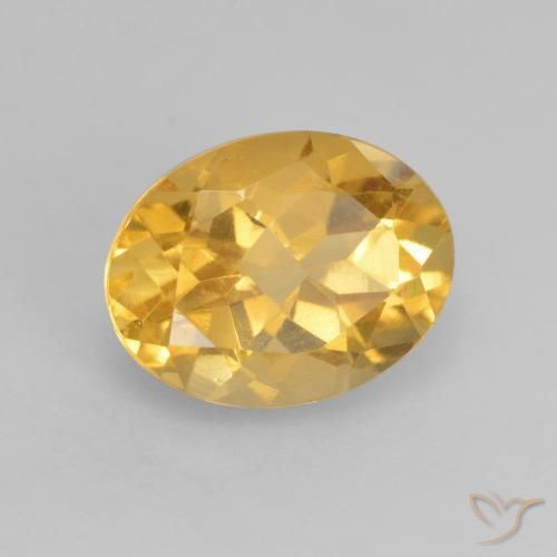 Citrino Laranja Dourada Natural 2.02ct, oval, VVS-VS