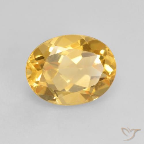 Citrino ouro brilhante Natural 1.86ct, oval, VVS-VS