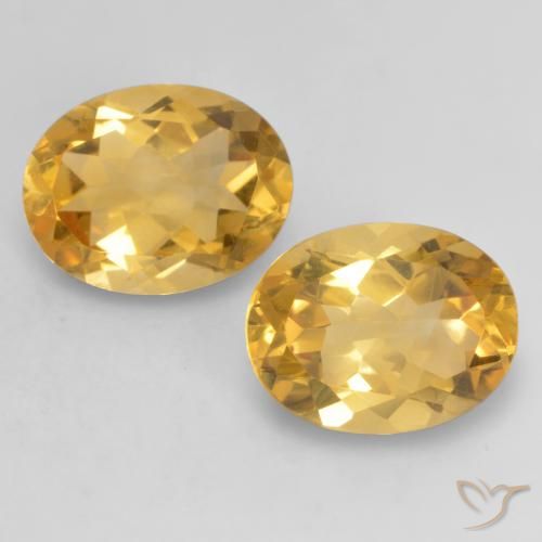 3.26ctw Natural Laranja Dourado Profundo Citrino, oval, VVS-VS