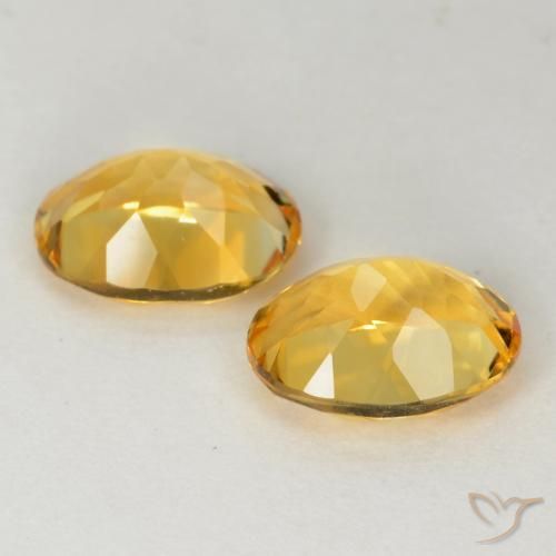 Pedras preciosas de Citrino Dourado médio natural de 3.55 ct, oval, VS