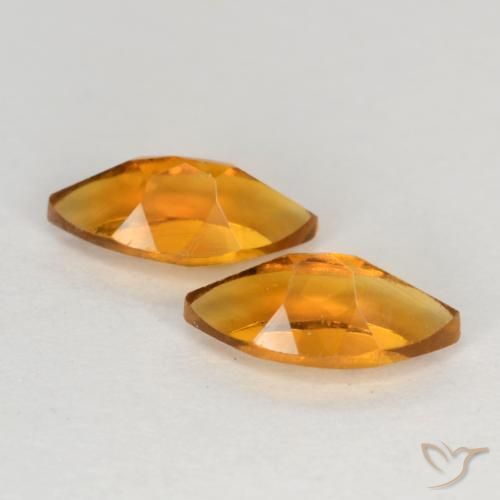 Pedras preciosas de Citrino Laranja Médio natural de 1.05 ct, Marquesa, VS