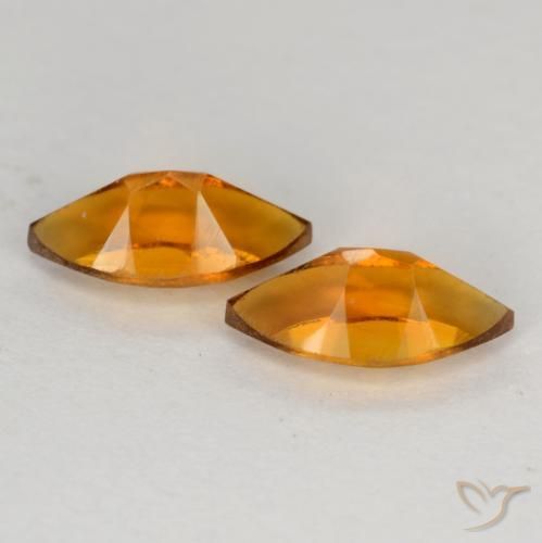 Pedras preciosas de Citrino Laranja Médio natural de 1.06 ct, Marquesa, VS