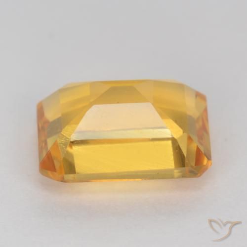 Citrino Dourado Natural 1.45ct, Corte Octógono / Esmeralda, VVS-VS