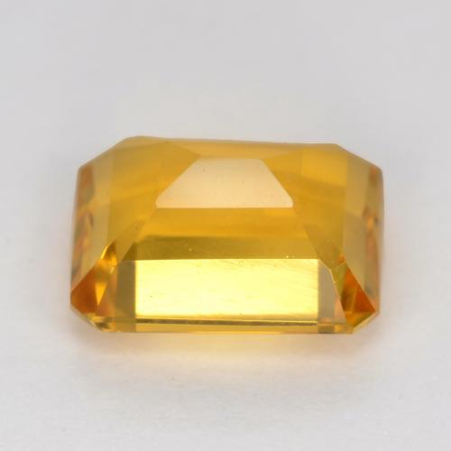 Citrino dourado natural 1,65ct, corte esmeralda, VVS-VS