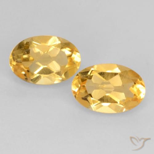 0.80ctw Natural ouro médio Citrino, oval, VS