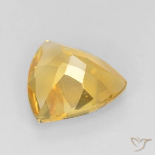 Citrino ouro médio Natural 1.50ct, Trilhão, VS