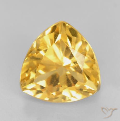 1.81ct Natural Dourado Citrino, Trilhão, VVS-VS