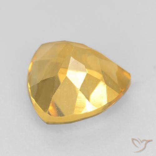 Citrino ouro brilhante Natural 1.79ct, Trilhão, VVS-VS