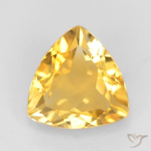 1.54ct Natural Top Ouro Citrino, Trilhão, VVS-VS