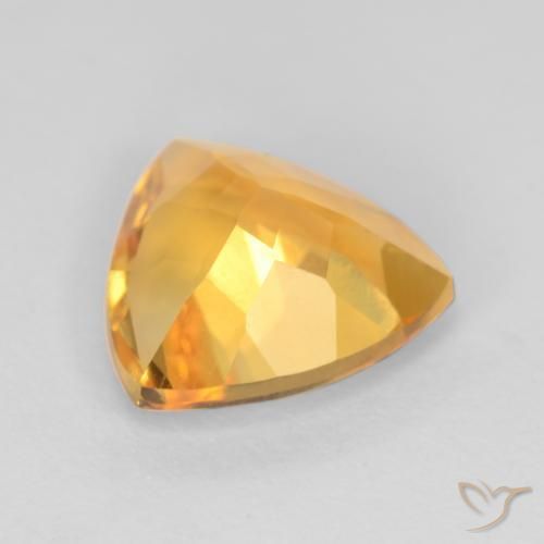 Citrino Laranja-Ouro Natural 1.97ct, Trilhão, VVS-VS
