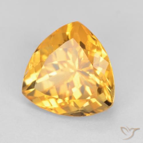 Citrino Dourado médio Natural 2.48ct, Trilhão, VS