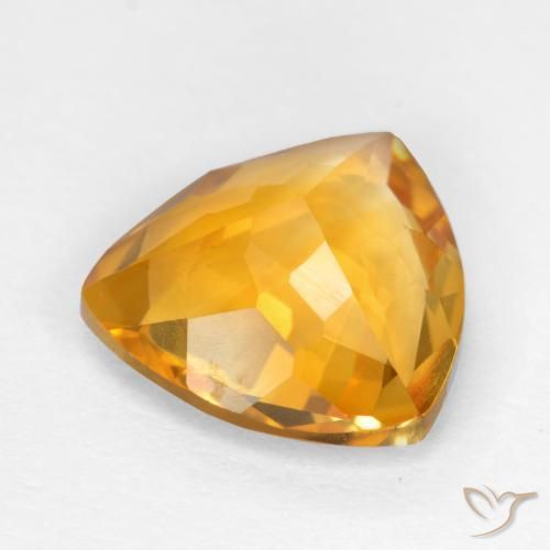 Citrino Laranja-Ouro Natural 1.88ct, Trilhão, VVS-VS