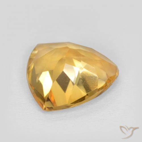 Citrino Dourado Médio-claro Natural 1.75ct, Trilhão, VVS-VS