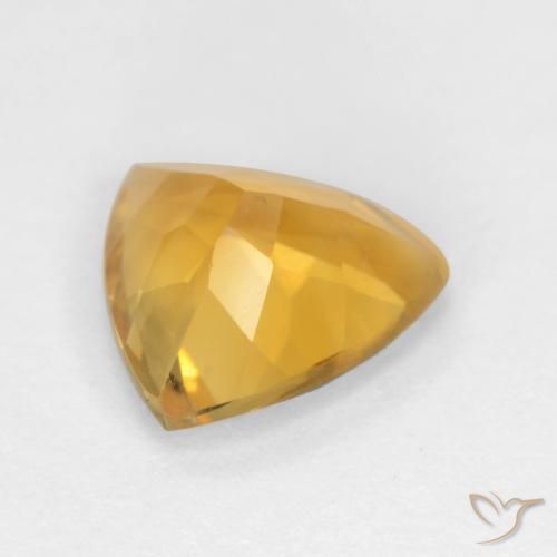 Citrino Dourado Escuro Natural 1.39ct, Trilhão, VS