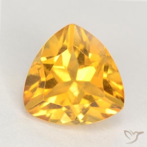 1.31ct Natural Dourado médio Citrino, Trilhão, VS