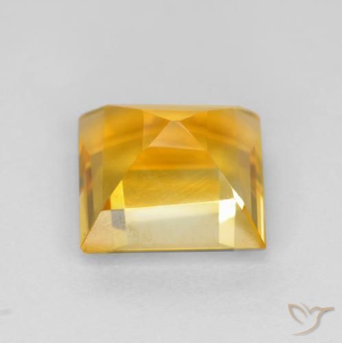 Citrino ouro médio Natural 2.36ct, Quadrado, VS
