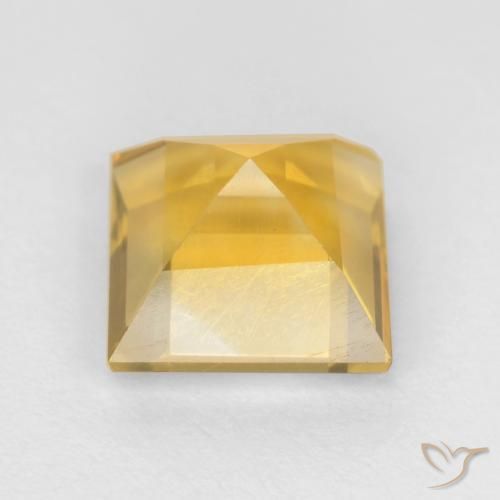 Citrino Ouro Natural 1.42ct, Quadrado, VS