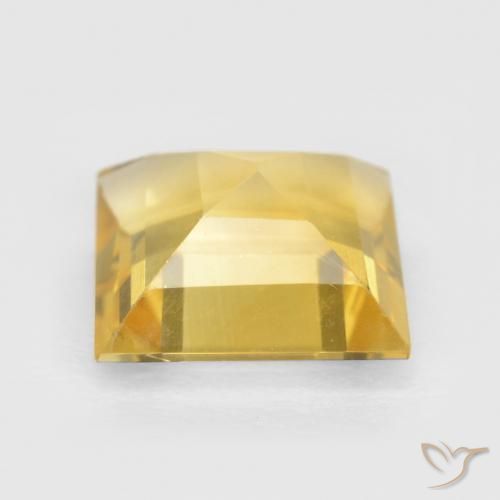 Citrino Ouro Natural 1.36ct, Quadrado, VS
