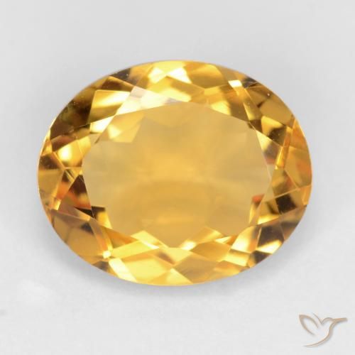 3.07ct Natural Dourado Médio-escuro Citrino, oval, VS