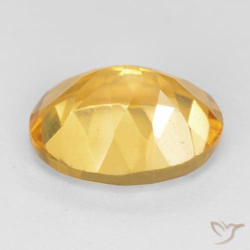 Citrino Laranja Dourado Profundo Natural 3.28ct, oval, VS