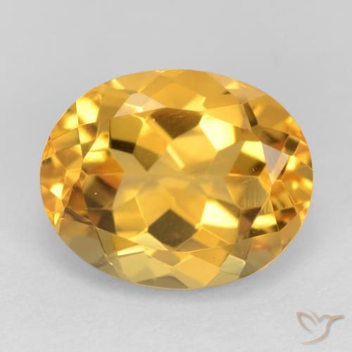 3.71ct Natural Laranja Dourado Profundo Citrino, oval, VS