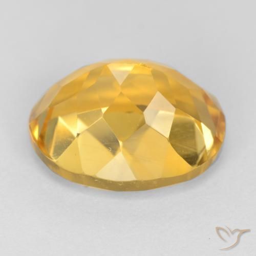 Citrino Laranja Dourado Profundo Natural 3.71ct, oval, VS