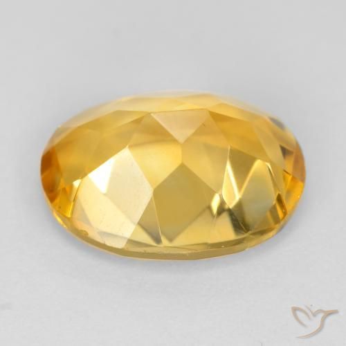 Citrino Dourado Escuro Natural 3.02ct, oval, VS