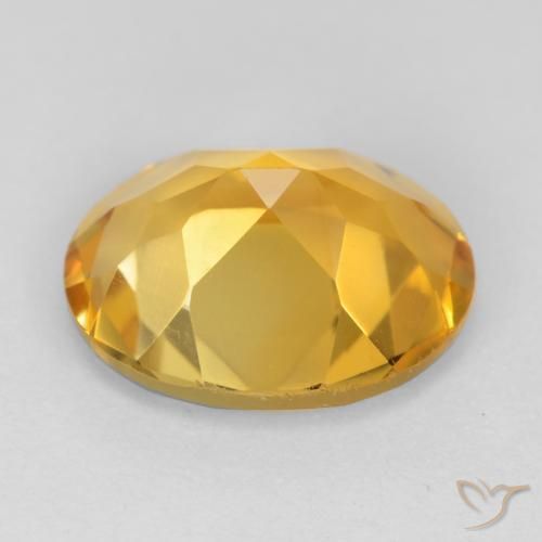 Citrino Dourado Escuro Natural 3.02ct, oval, VS