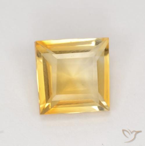 1.71ct Natural Ouro Citrino, Quadrado, VS