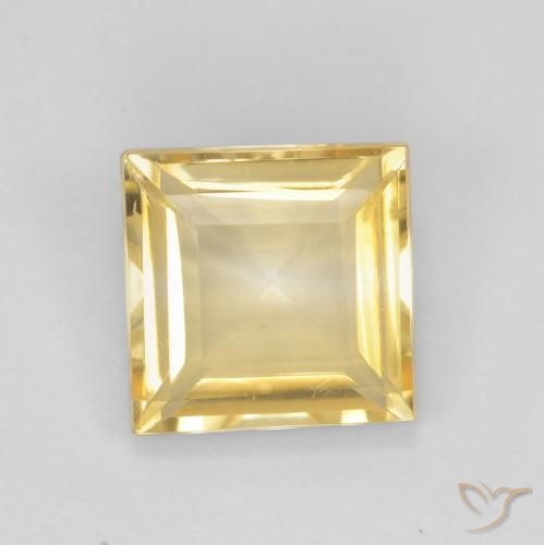 2.01ct Natural Dourado Citrino, Quadrado, VS