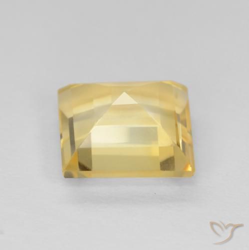 Citrino Dourado Natural 2.01ct, Quadrado, VS